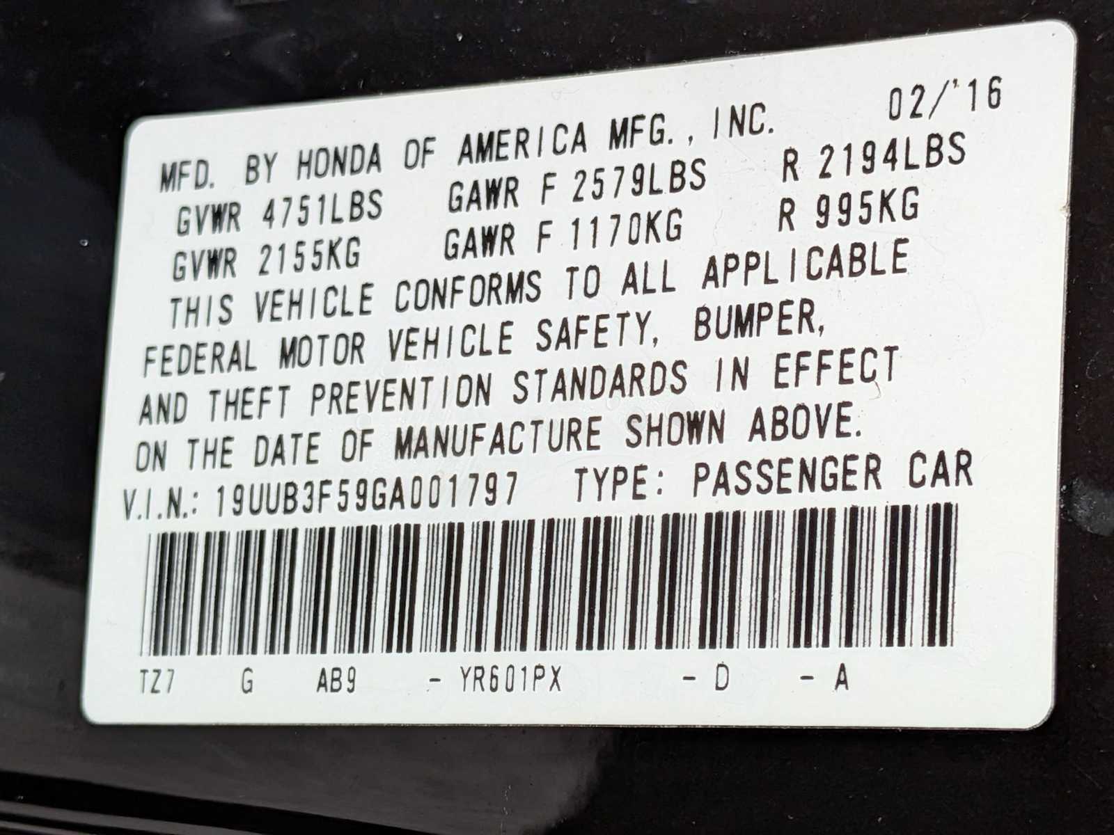 Thumbnail: 2016 Acura TLX - 38