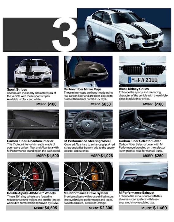BMW M Logo Valve Stem Cap Set - Black, Wheels