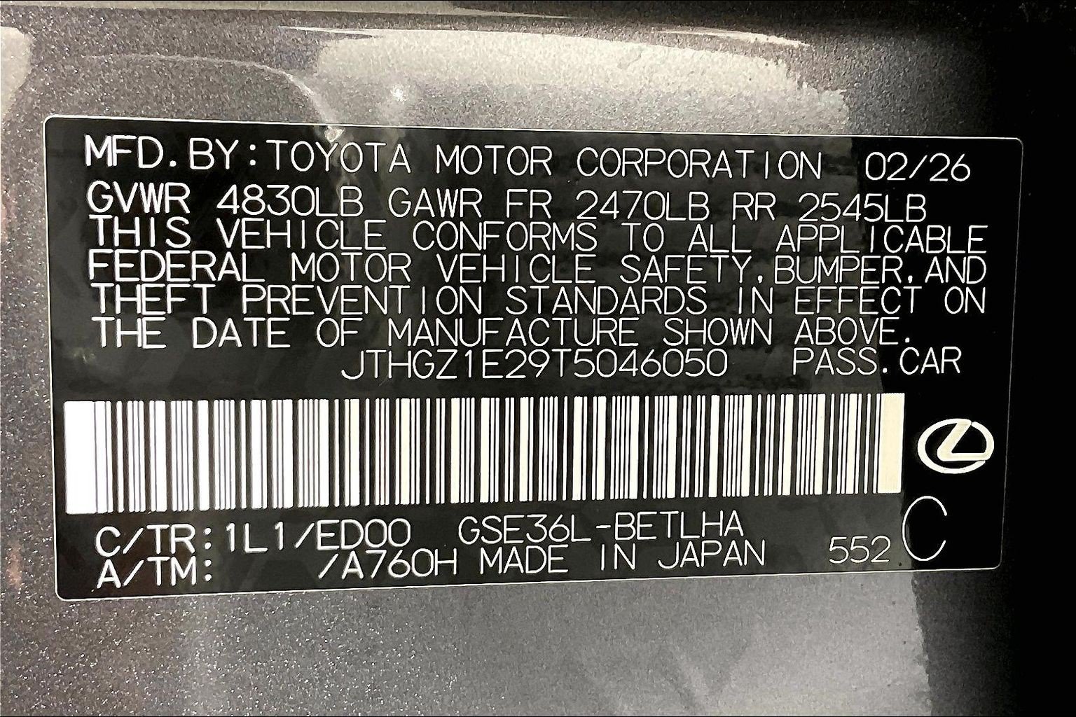 2026 Lexus IS 350 F SPORT - Photo 36