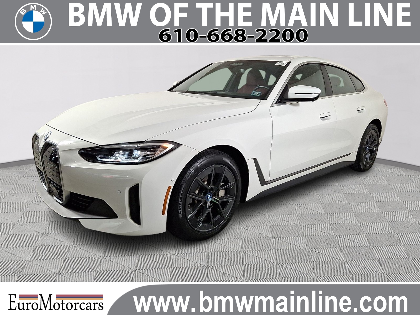 Certified 2023 BMW i4 40 with VIN WBY73AW0XPFR20629 for sale in Bala Cynwyd, PA