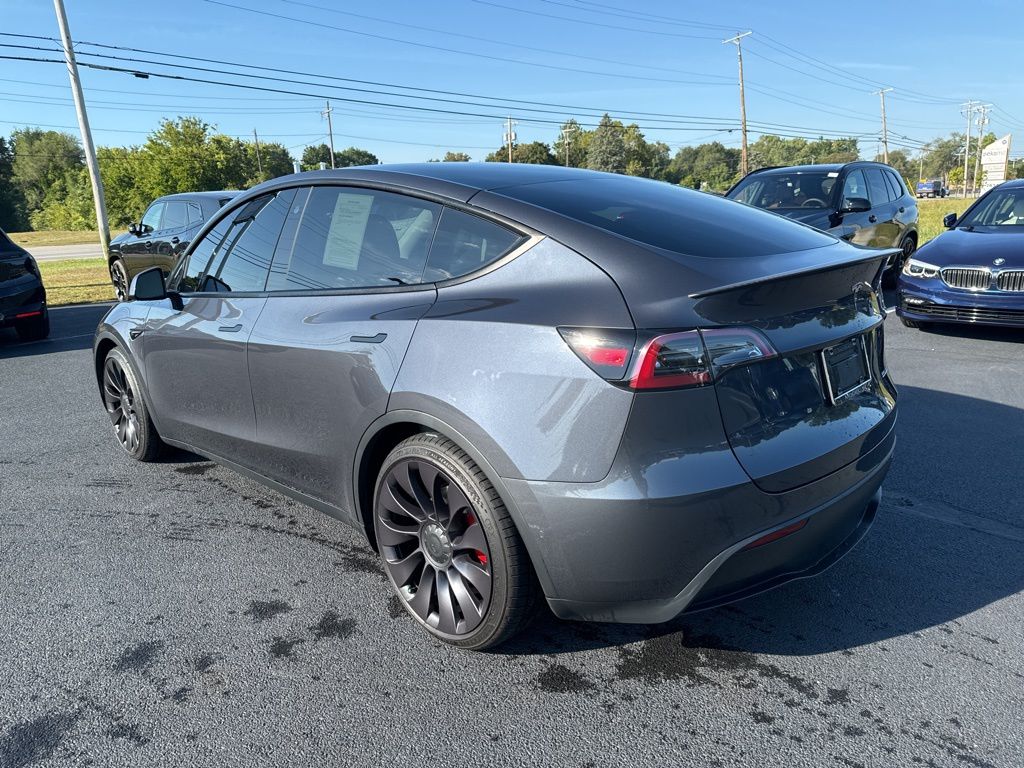 Used 2021 Tesla Model Y Performance with VIN 5YJYGDEF9MF270497 for sale in Toledo, OH