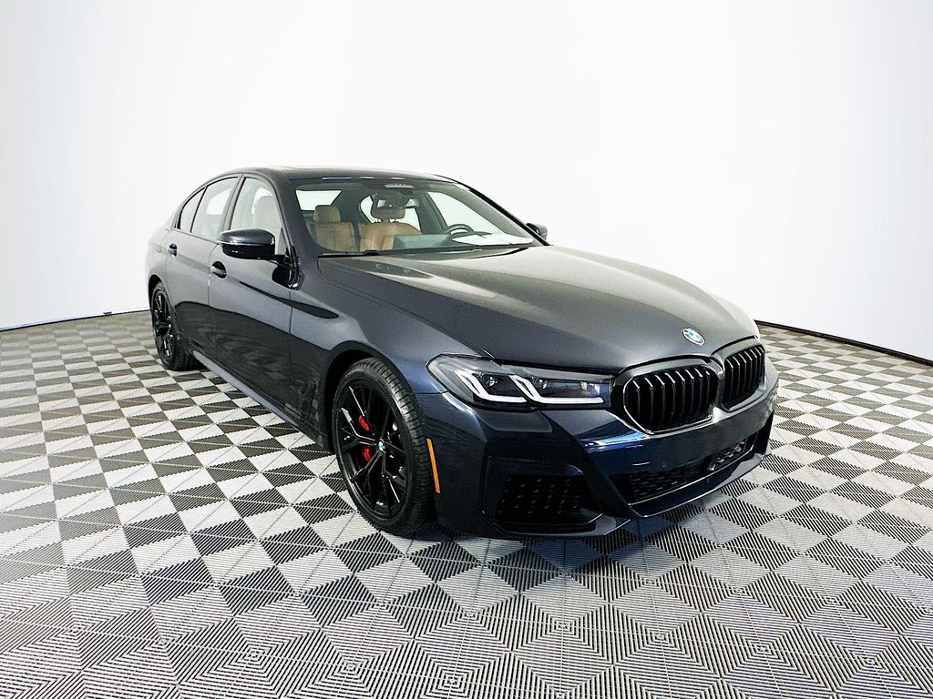 Certified 2022 BMW 5 Series 540i with VIN WBA73BJ0XNWX74211 for sale in Toledo, OH