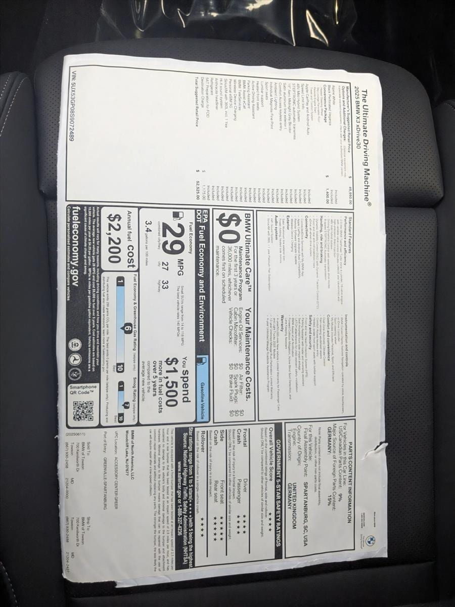 2025 BMW X3 30 - Photo 19