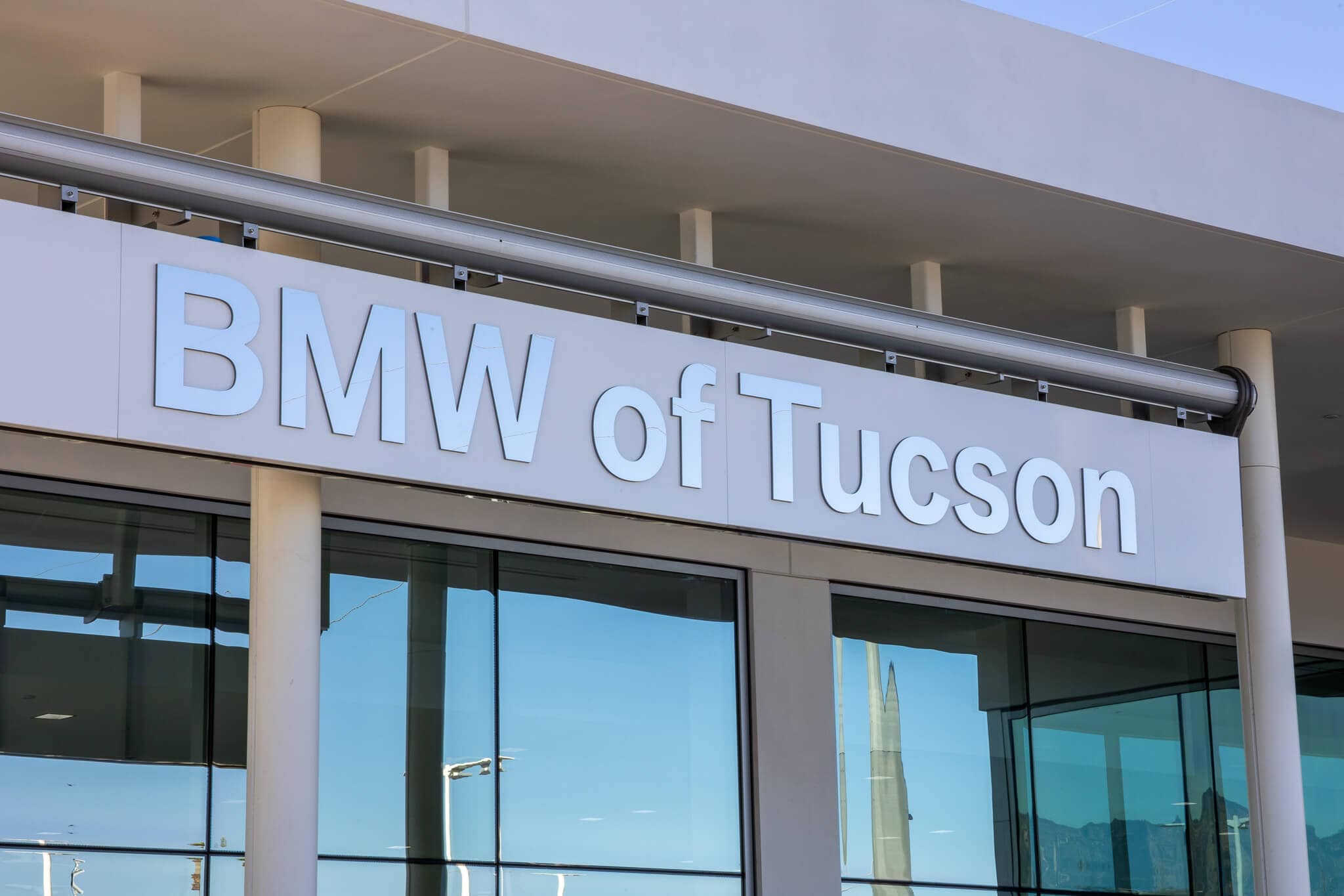 Exterior view of BMW of Tucson