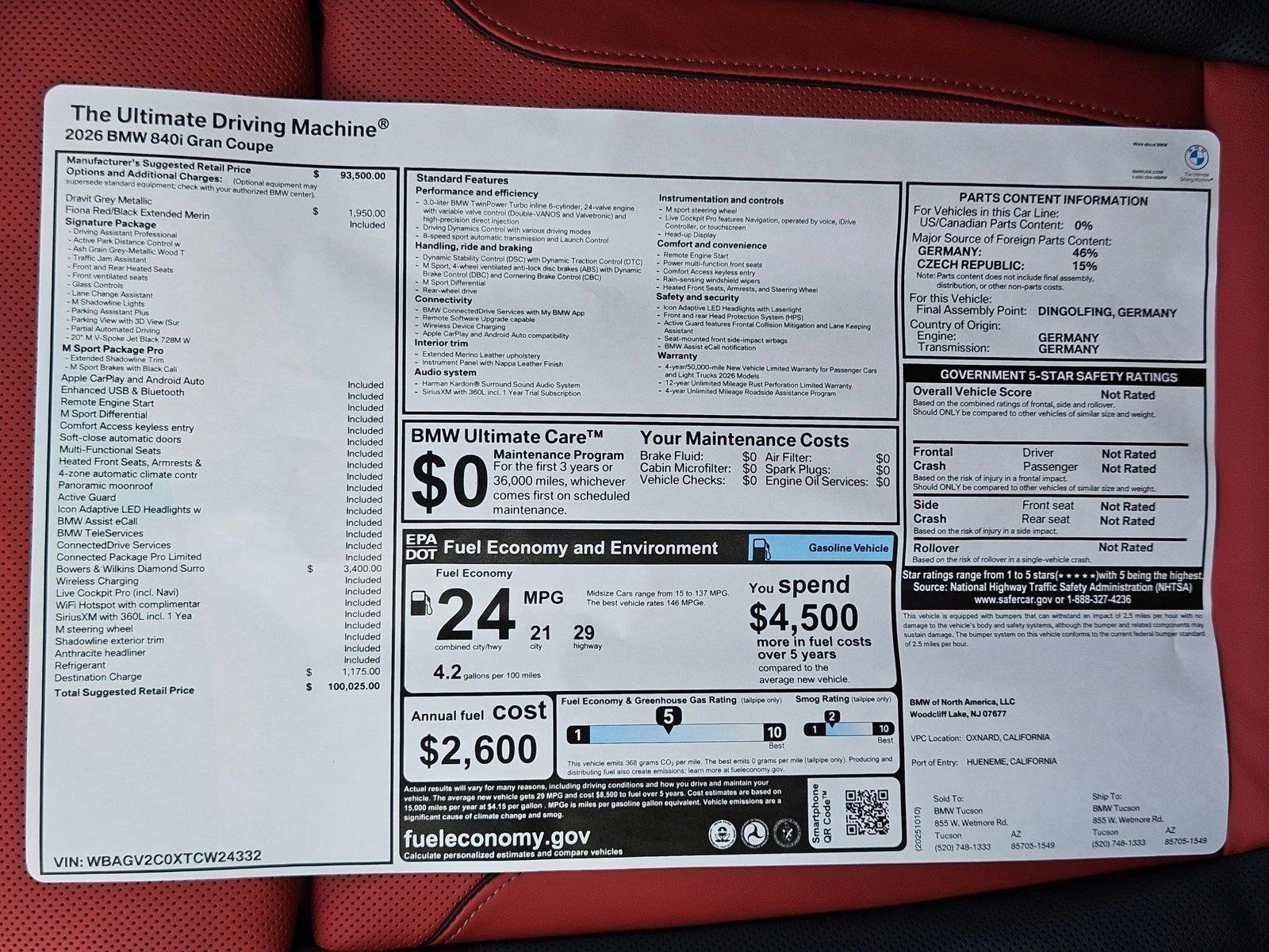 2026 BMW 8 Series 840i - Photo 19