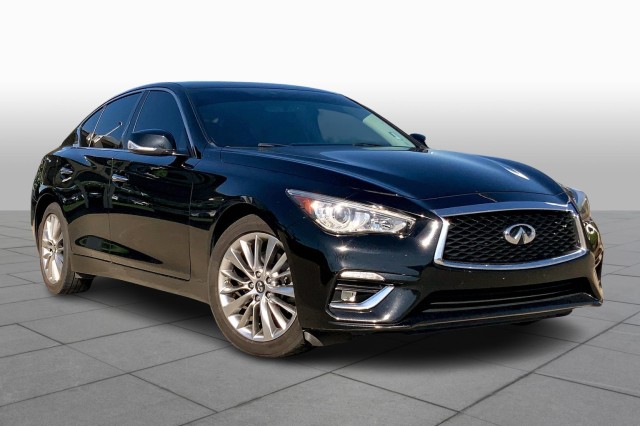 Used 2018 INFINITI Q50 LUXE with VIN JN1EV7AR4JM441625 for sale in Houston, TX