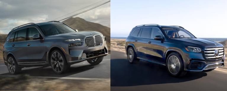 2025 bmw x7 vs mercedes-benz gls