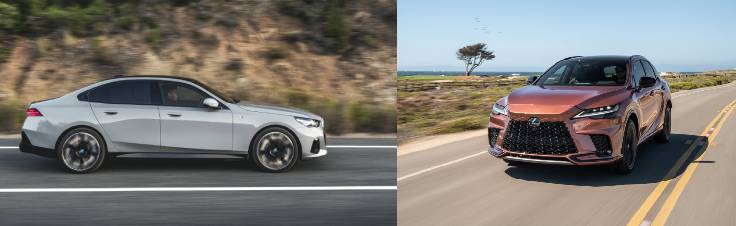 2025 bmw i5 vs lexus rx 350