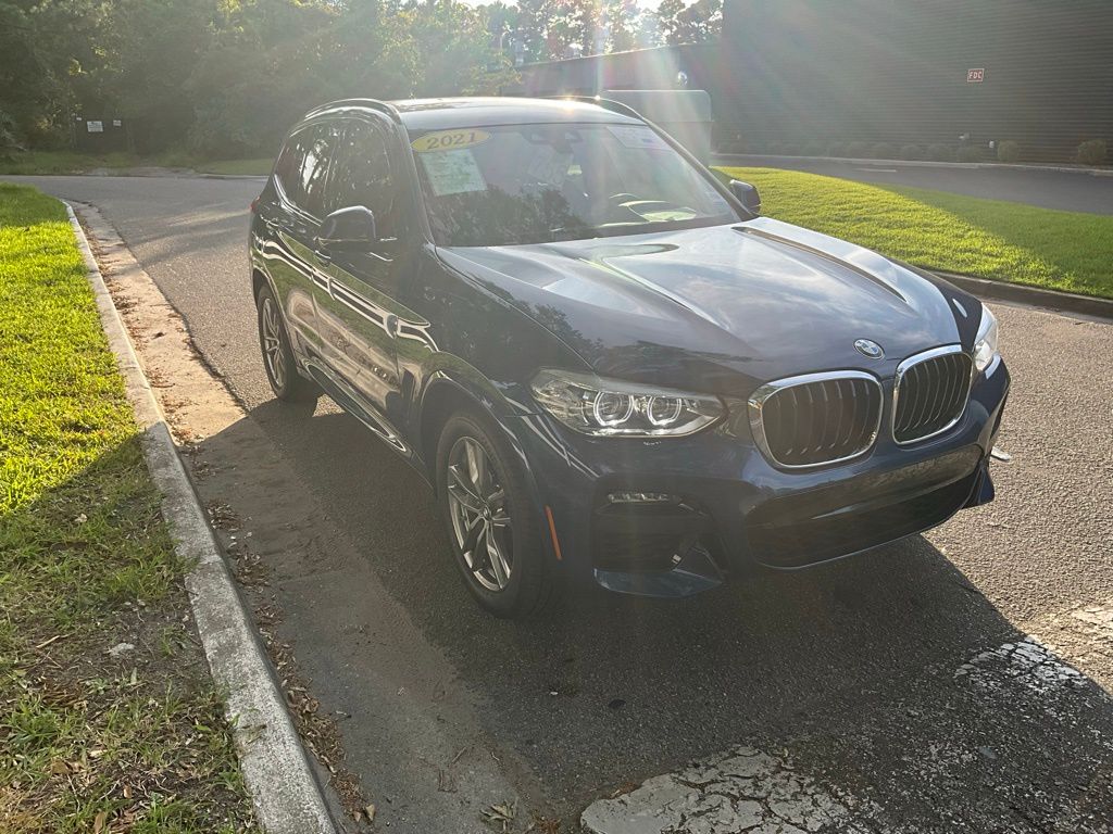 Certified 2021 BMW X3 30i with VIN 5UXTY3C03M9H85605 for sale in Wilmington, NC