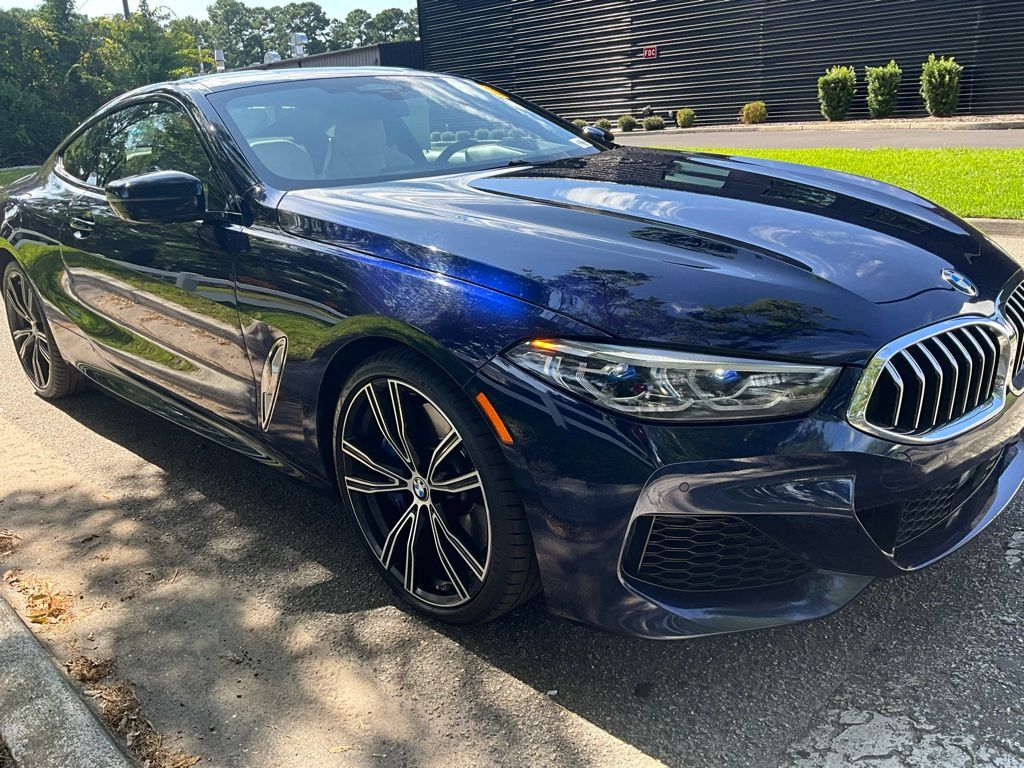 Certified 2022 BMW 8 Series 840i with VIN WBAAE2C06NCH63353 for sale in Wilmington, NC