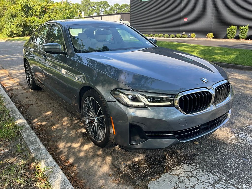 Certified 2021 BMW 5 Series 530i with VIN WBA53BH03MWX20731 for sale in Wilmington, NC