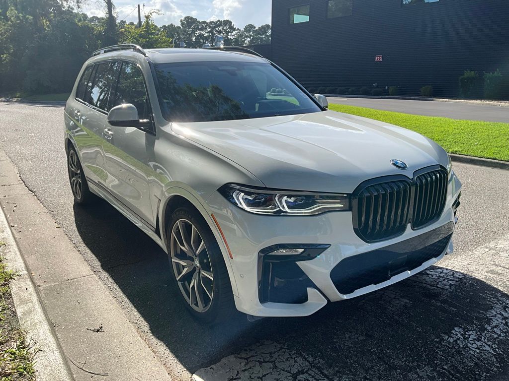 Certified 2021 BMW X7 M50i with VIN 5UXCX6C09M9H26191 for sale in Wilmington, NC