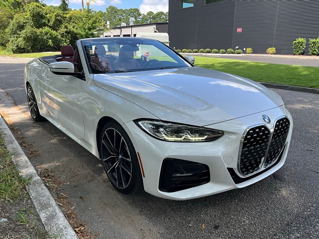 Certified 2022 BMW 4 Series 430i with VIN WBA23AT01NCJ94008 for sale in Wilmington, NC