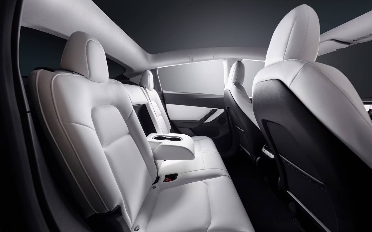 view of the interior of a 2023 Tesla Model Y