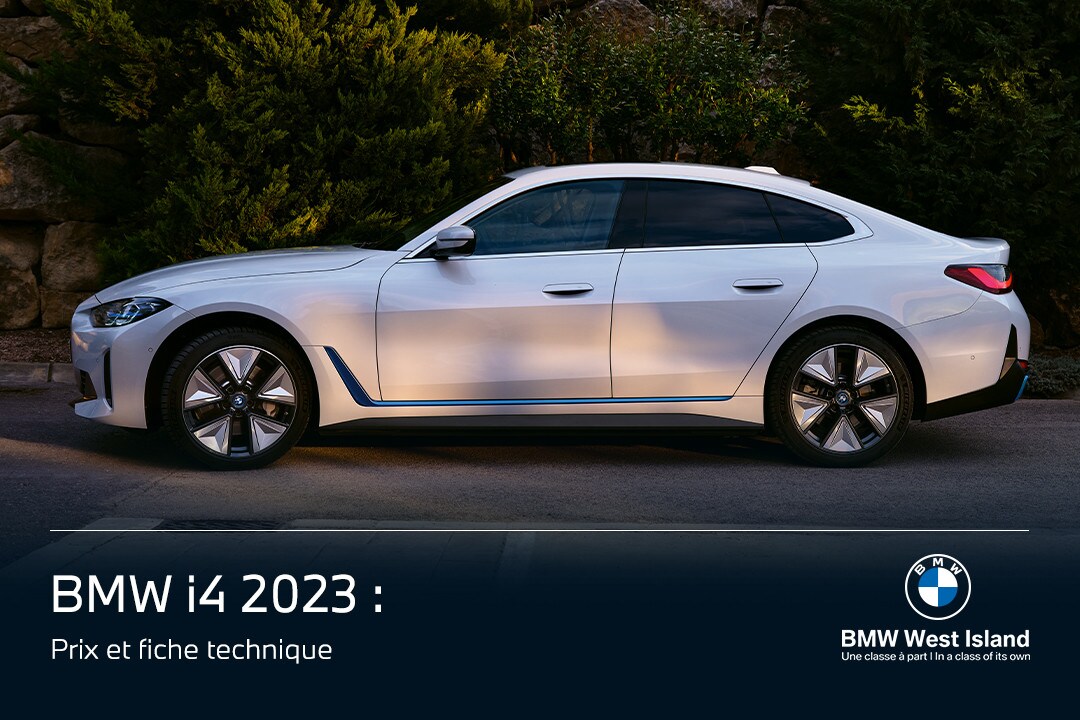 BMW i4 2023 : prix, fiche technique, dimensions…