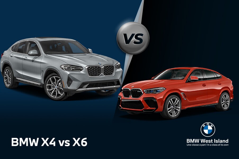 BMW X4 vs X6 2023 : prix, différences, specs, etc.