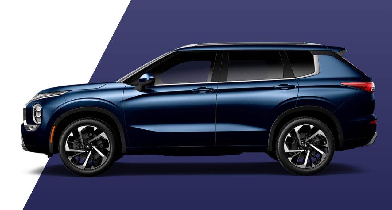 Mitsubishi Outlander in blue