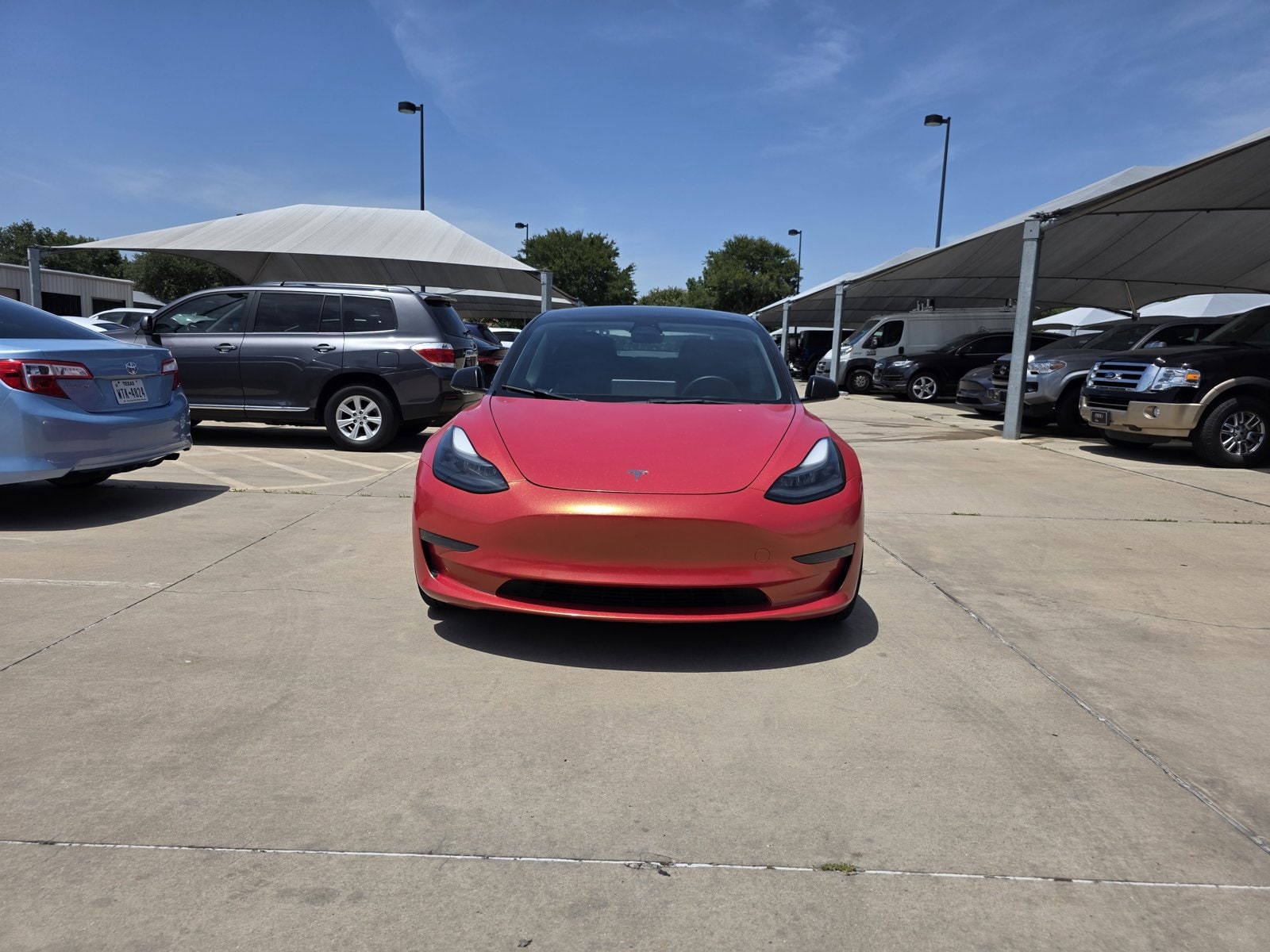 Used 2022 Tesla Model 3 Base with VIN 5YJ3E1EA3NF143457 for sale in Plano, TX