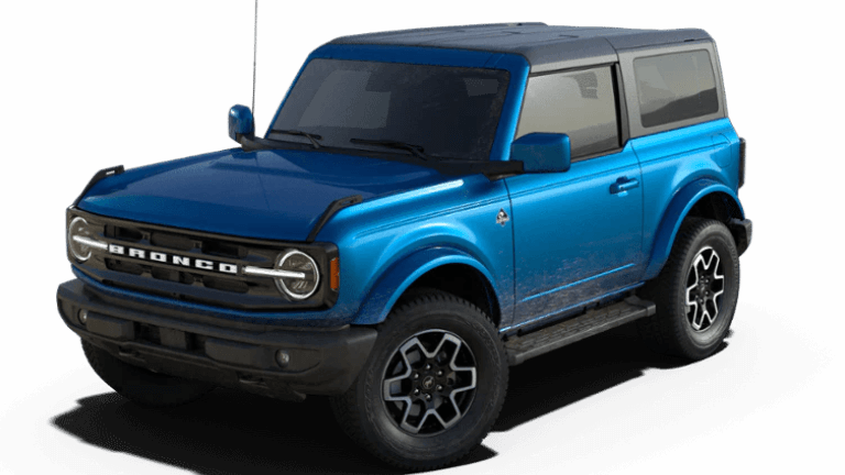 2022 Ford Bronco Outer Banks Exterior - Velocity Blue
