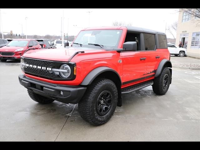 Used 2022 Ford Bronco 4-Door Wildtrak with VIN 1FMEE5DP4NLA87866 for sale in Overland Park, KS