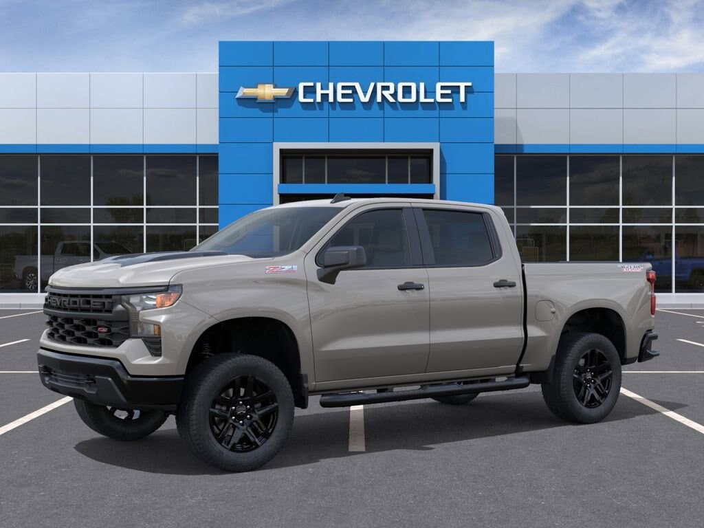 New 2026 Chevrolet Silverado 1500 Custom Trail Boss Truck Crew Cab