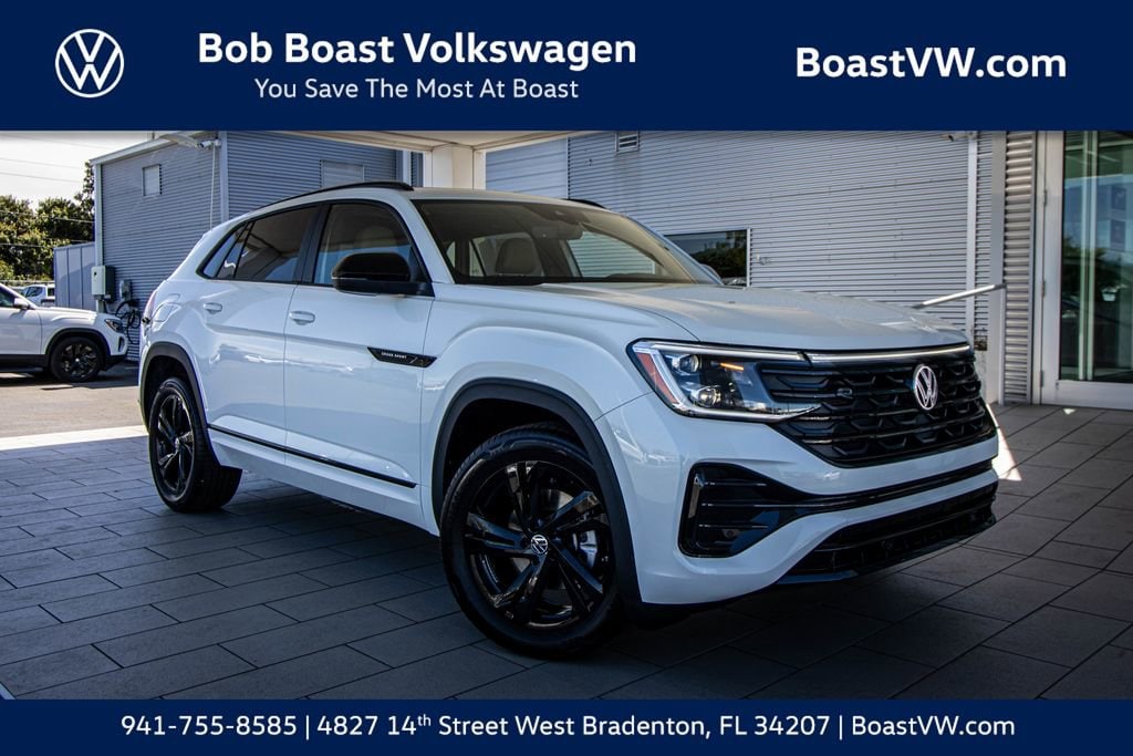 New 2026 Volkswagen Atlas Cross Sport 2.0T SEL R-Line Black SUV