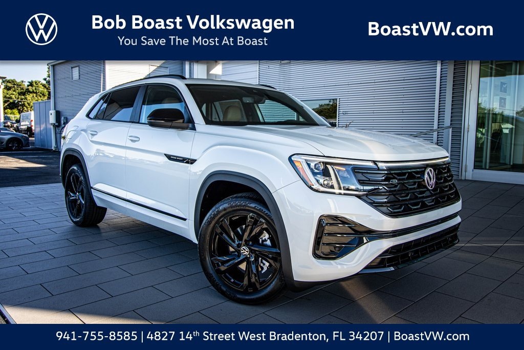 New 2026 Volkswagen Atlas Cross Sport 2.0T SEL R-Line Black SUV