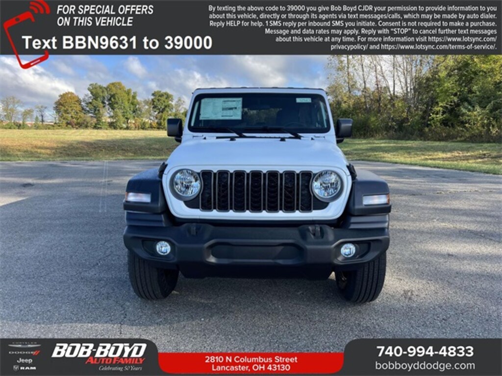 New 2026 Jeep Wrangler Sport SUV