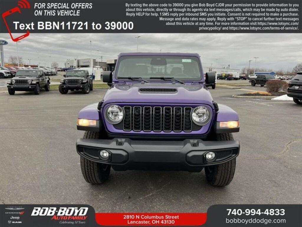 New 2026 Jeep Gladiator Sport Truck Crew Cab