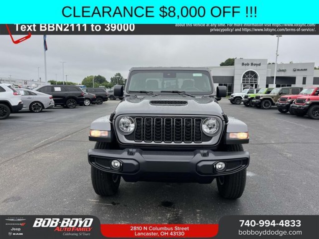 New 2025 Jeep Gladiator Sport Truck Crew Cab