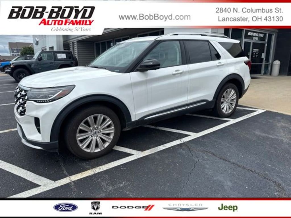 Certified 2025 Ford Explorer Platinum SUV