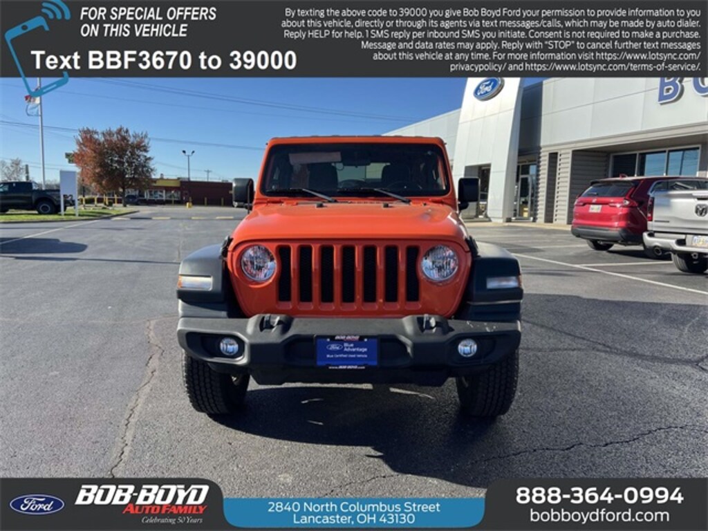 Certified 2019 Jeep Wrangler Unlimited Sport S SUV