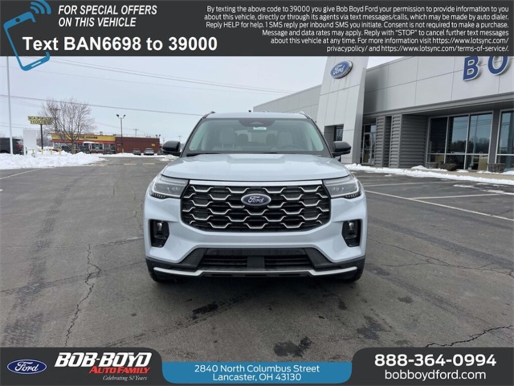 New 2026 Ford Explorer Platinum SUV