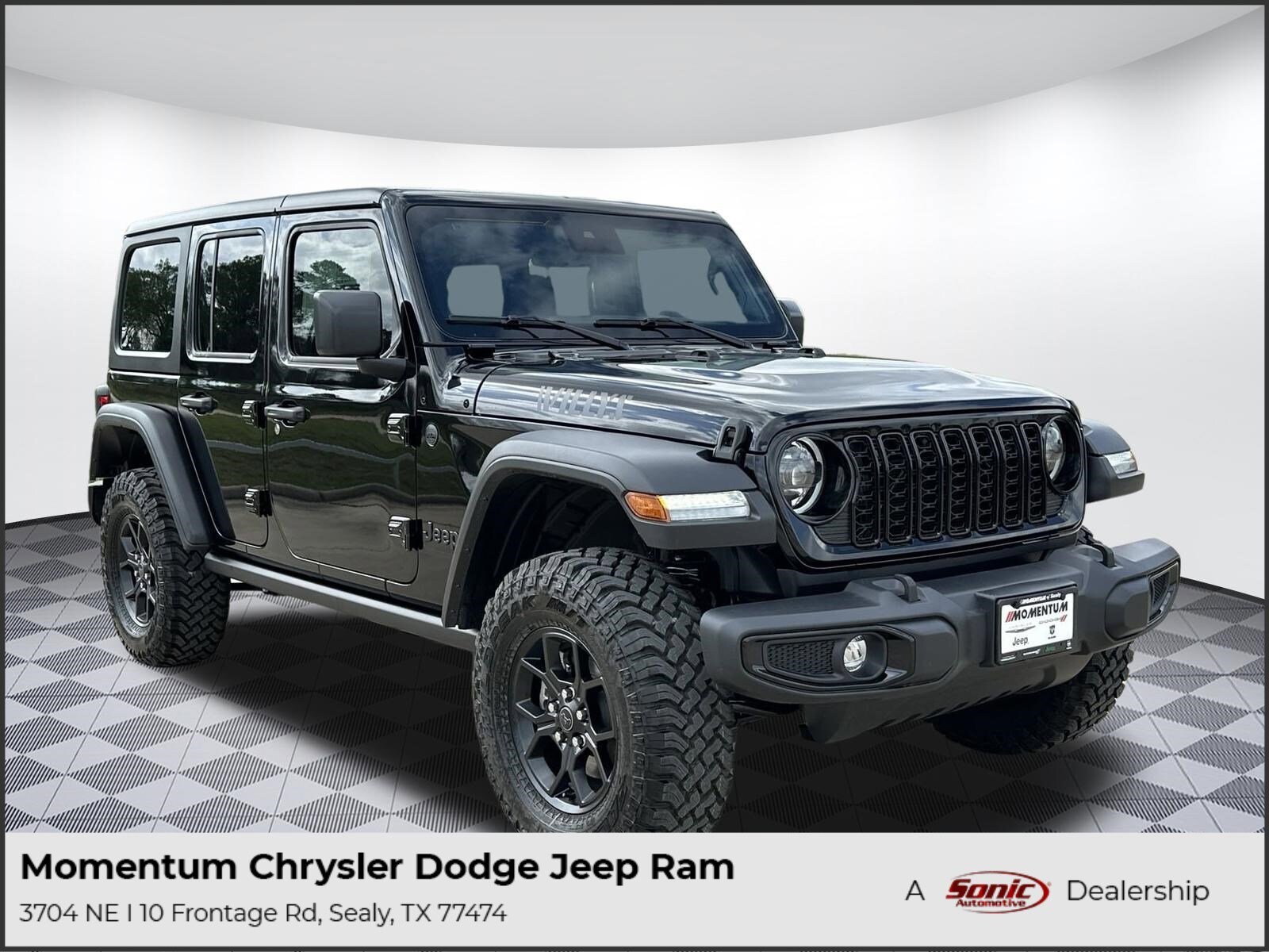 New 2024 Jeep Wrangler for Sale in Sealy, TX | Momentum Chrysler