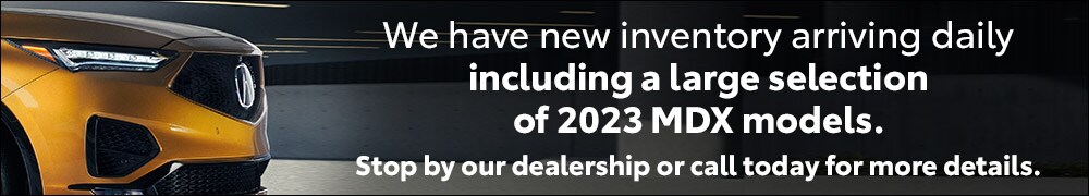 2023 Acura MDXs Incoming