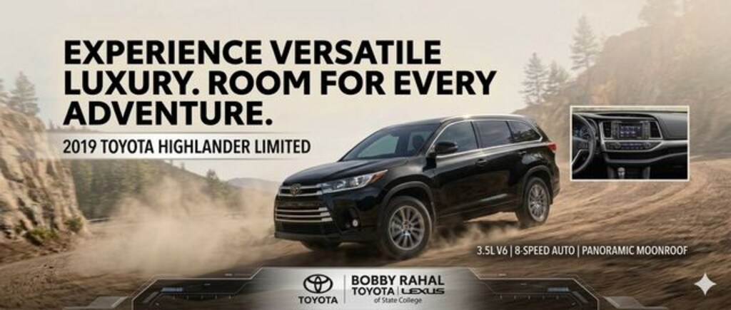 Used 2019 Toyota Highlander XLE V6 SUV