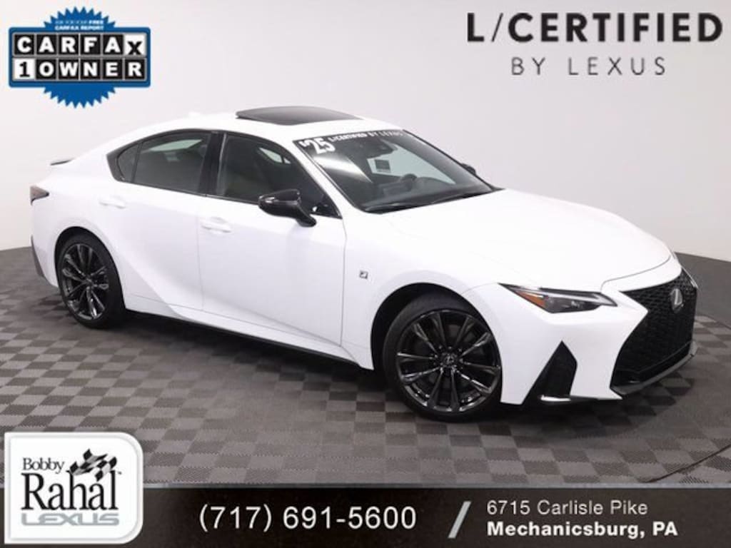 Certified 2025 Lexus IS 350 F SPORT AWD SEDAN