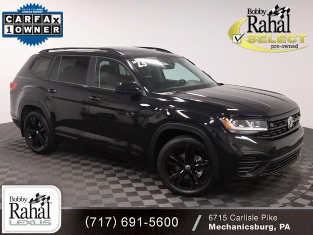 Used 2023 Volkswagen Atlas 3.6L V6 SEL R-Line Black