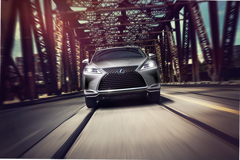 Style and Performance Features of the 2020 Lexus RX at Bobby Rahal Lexus of Lewistown of Lewistown | gray 2020 Lexus RX running on road