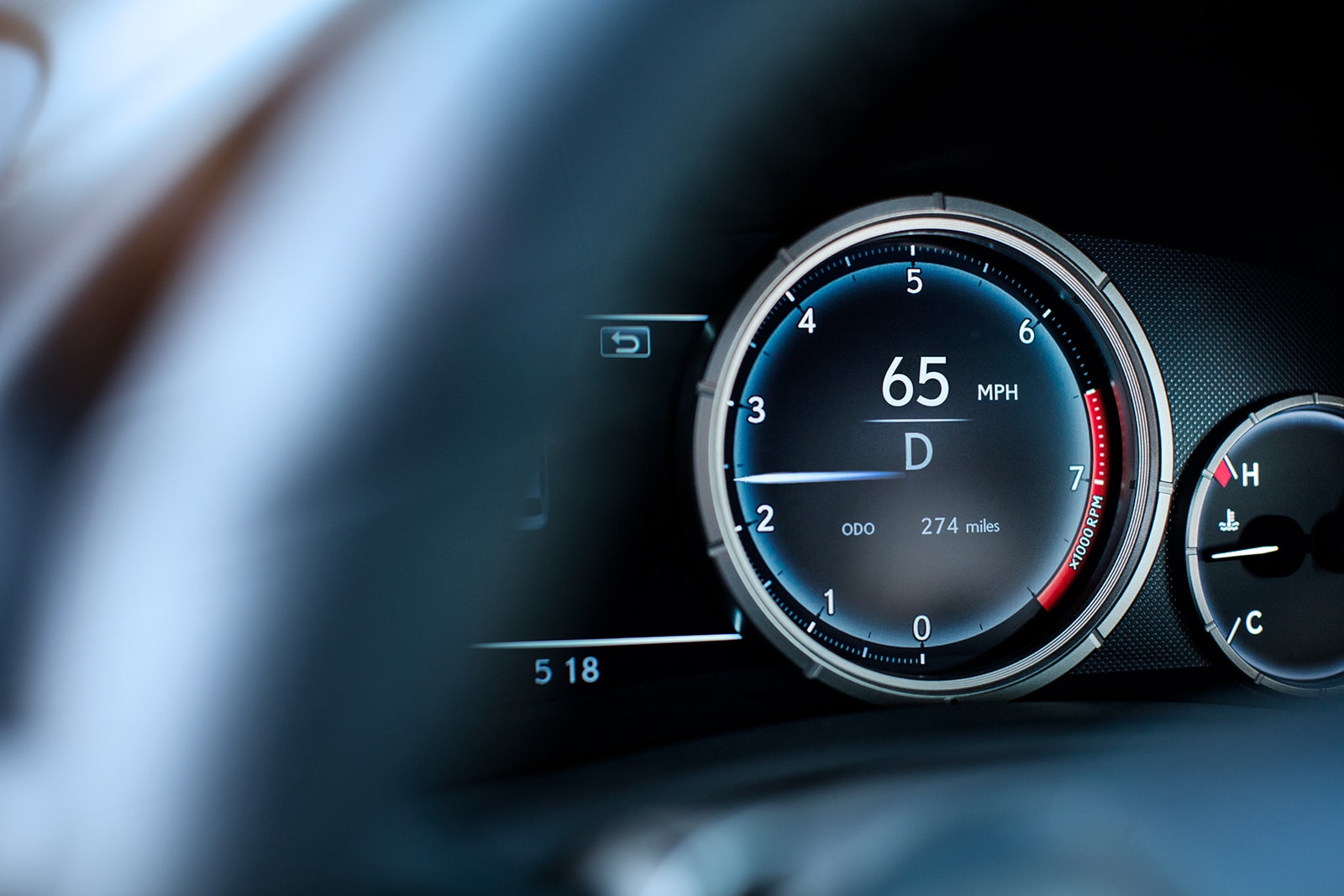 Model features of the 2020 Lexus GS and GS F Sport at Bobby Rahal Lexus of Lewistown | The speed monitor of the Lexus GS