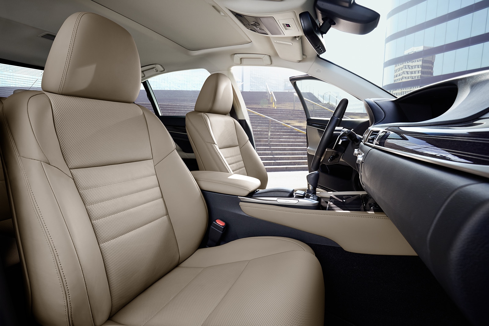 Model features of the 2020 Lexus GS and GS F Sport at Bobby Rahal Lexus of Lewistown | The beige interior of the Lexus GS 350