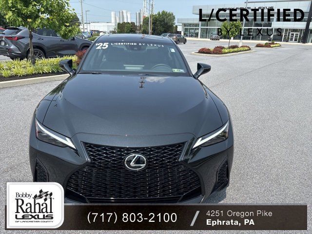 Certified 2025 Lexus IS 350 F SPORT with VIN JTHGZ1E23S5038475 for sale in Ephrata, PA