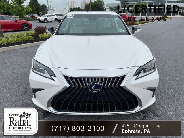 Certified 2022 Lexus ES Hybrid 300h with VIN 58ADA1C1XNU018230 for sale in Ephrata, PA