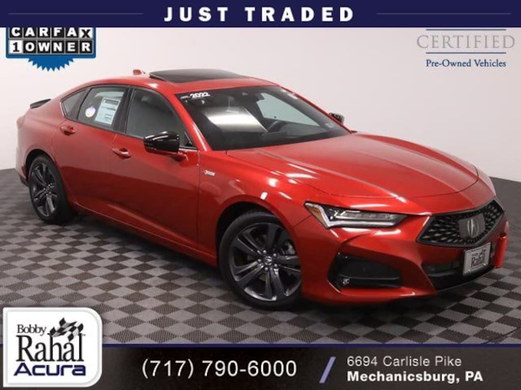 Certified 2022 Acura TLX A-Spec Package Sedan
