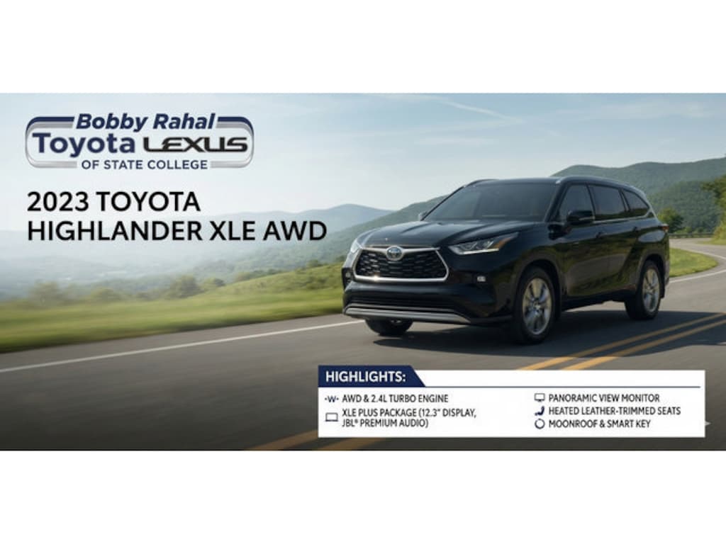 Used 2023 Toyota Highlander Hybrid XLE