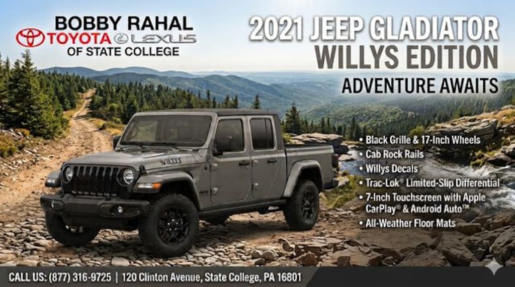 Used 2021 Jeep Gladiator Sport Truck Crew Cab