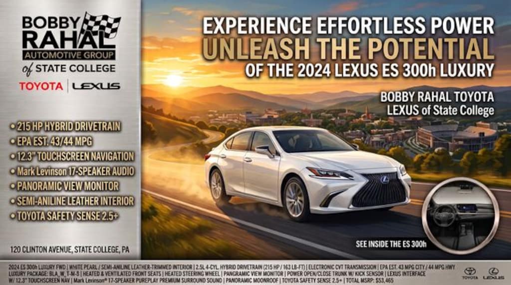 Used 2024 Lexus ES 300h Luxury Sedan