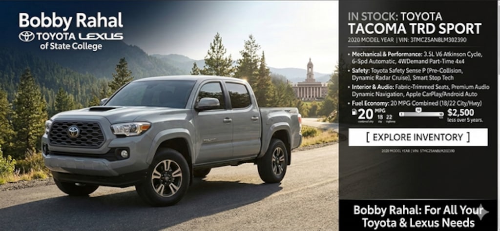Used 2020 Toyota Tacoma TRD Sport V6 Truck Double Cab