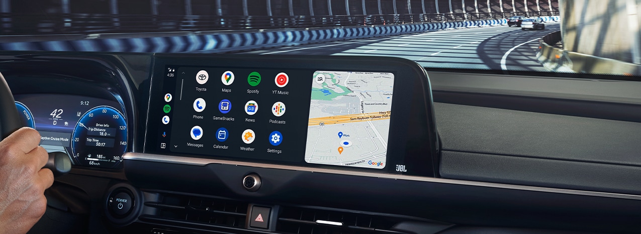 2025 Toyota Camry at Bobby Rahal Toyota in Mechanicsburg, PA | Apple Carplay displayed in a 2025 Toyota Crown Signia