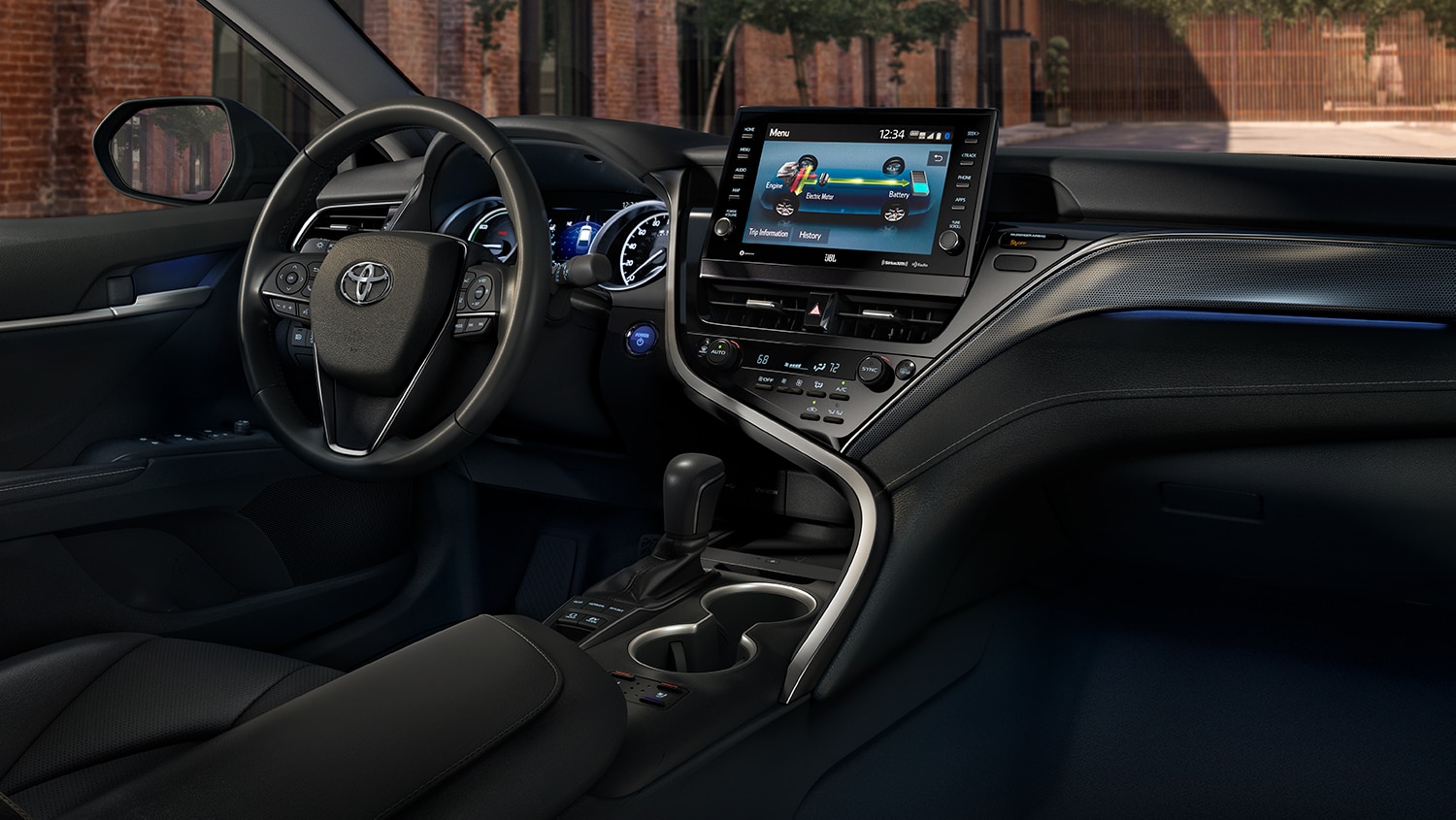 Toyota Hybrid for Everyone at Bobby Rahal Toyota | 2022 Toyota Camry Hybrid front interior